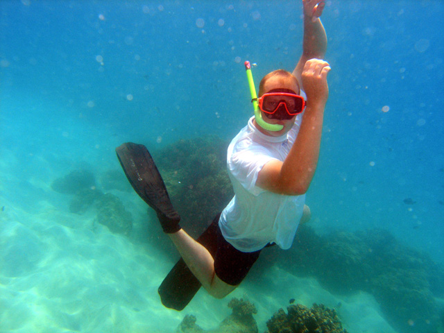 Carl Martin freediving at Pulau Tioman, West Malaysia