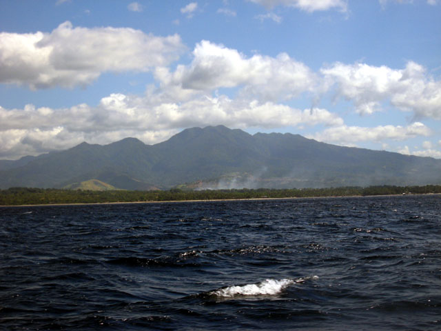 Bataan seen from Subic Bay