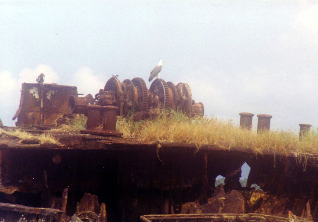 WW2 wreck off Kao, Halmahera, North Maluku