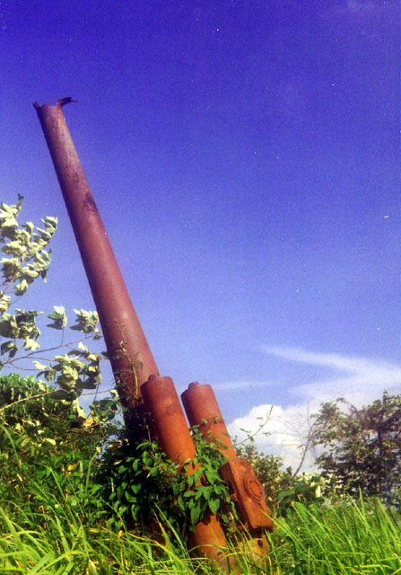 WW2 relics outside Kao, Halmahera, North Maluku
